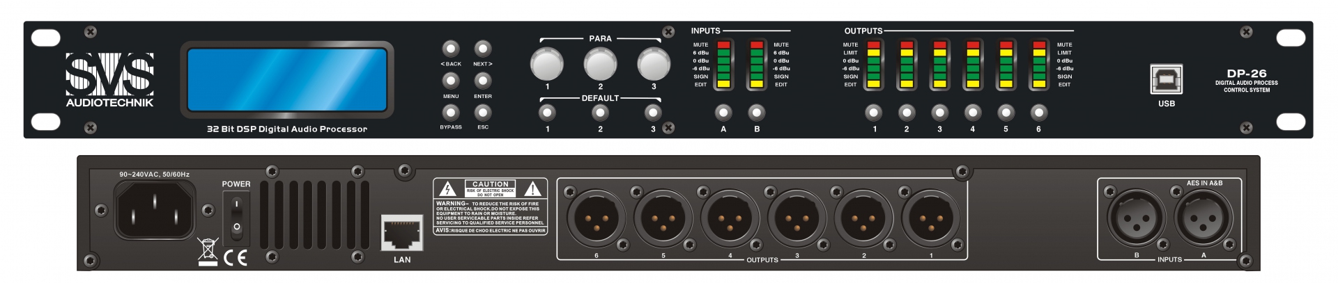 SVS Audiotechnik DP-26 Цифровой процессор: 2 входа 6 выходов в Вышнем Волочке