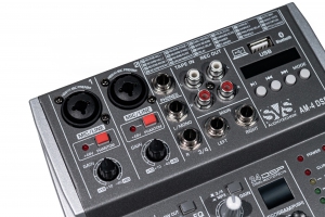 SVS Audiotechnik mixers AM-4 DSP Аналоговый микшерный пульт, 4-канала в Вышнем Волочке